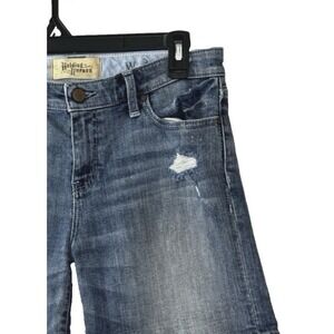 VTG Y2K Jean Shorts Women Denim 26 Anthropologie Holding Horses Jorts Distressed